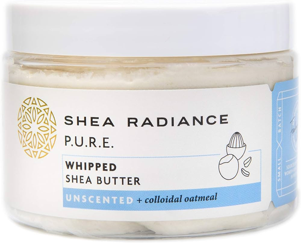Shea Radiance Pure Whipped Shea Butter, Unscented, 5 Oz